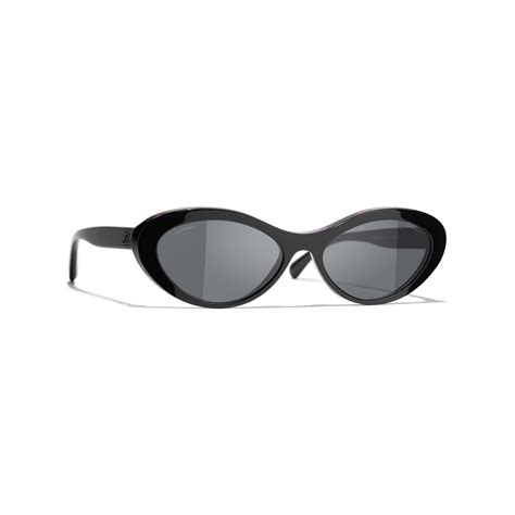 chanel sunglasses women oval|chanel black oval sunglasses.